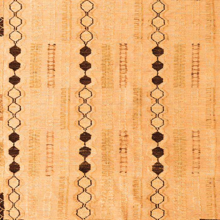 Square Machine Washable Solid Orange Modern Area Rugs, wshabs5355org