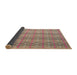 Sideview of Abstract Brown Modern Rug, abs5356