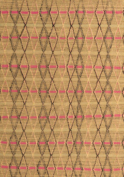 Abstract Brown Modern Rug, abs5356brn