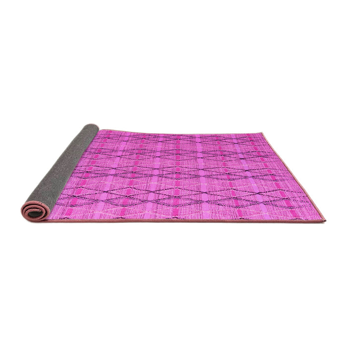 Sideview of Abstract Pink Modern Rug, abs5356pnk