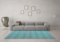 Machine Washable Abstract Light Blue Modern Rug, wshabs5356lblu