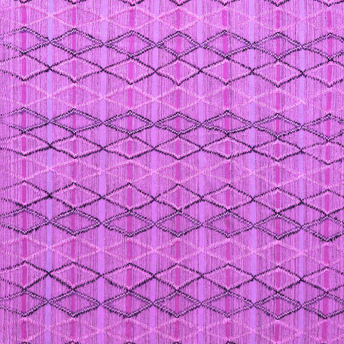 Square Machine Washable Abstract Purple Modern Area Rugs, wshabs5356pur