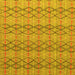 Square Abstract Yellow Modern Rug, abs5356yw