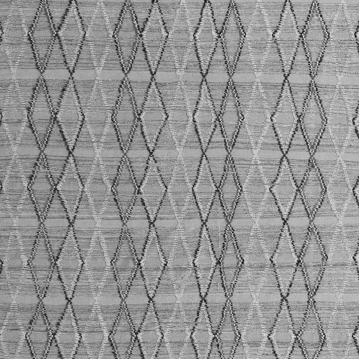 Machine Washable Abstract Gray Modern Rug, wshabs5356gry
