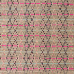 Square Abstract Brown Modern Rug, abs5356