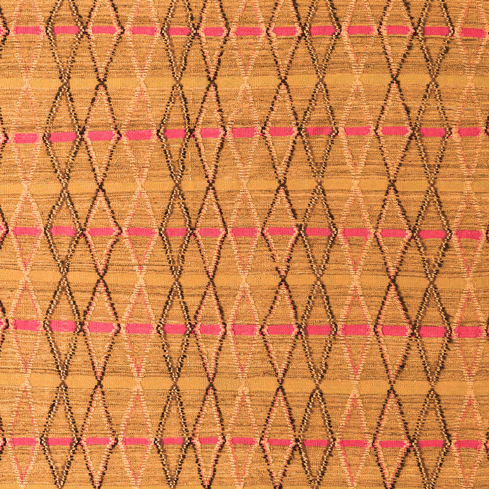 Machine Washable Abstract Orange Modern Area Rugs, wshabs5356org