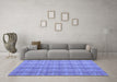 Machine Washable Abstract Blue Modern Rug in a Living Room, wshabs5356blu