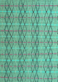 Abstract Turquoise Modern Rug, abs5356turq