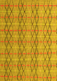 Abstract Yellow Modern Rug, abs5356yw