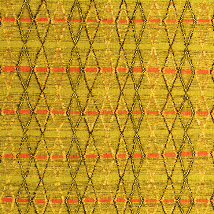 Abstract Yellow Modern Rug, abs5356yw