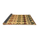 Sideview of Abstract Brown Modern Rug, abs5357brn