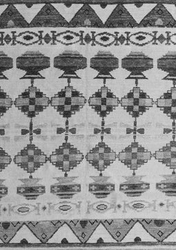 Abstract Gray Modern Rug, abs5357gry