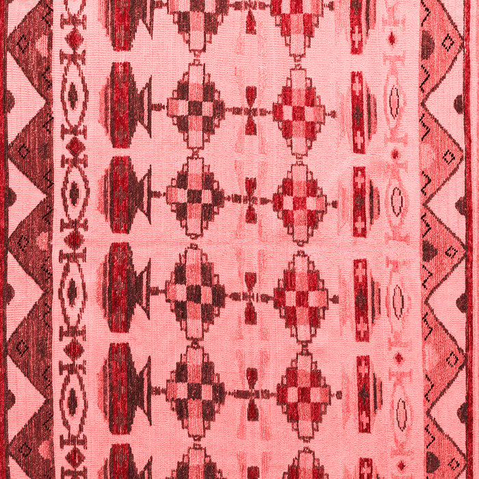 Abstract Red Modern Rug, abs5357red