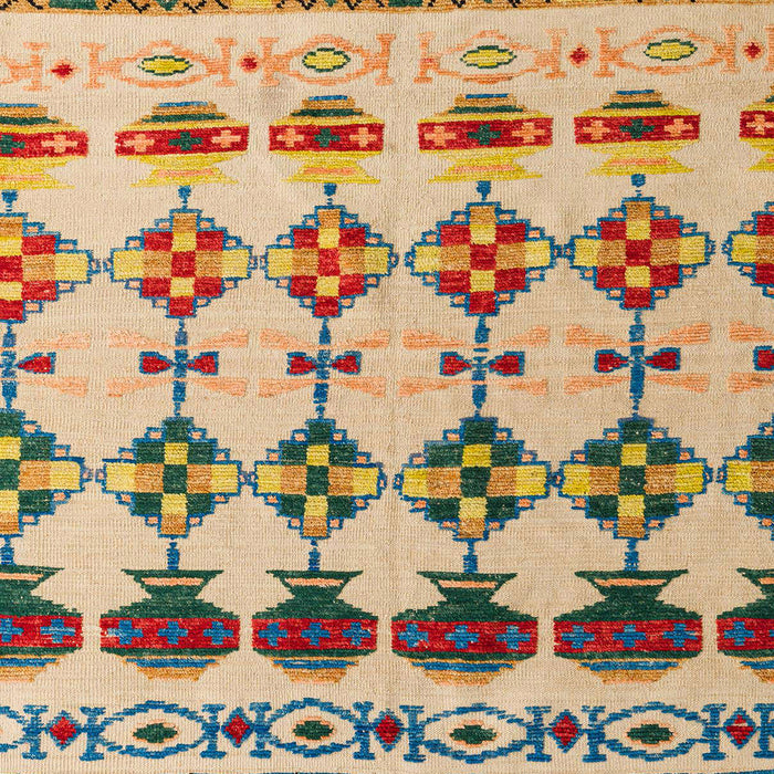 Abstract Yellow Modern Rug, abs5357