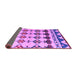 Sideview of Abstract Purple Modern Rug, abs5357pur