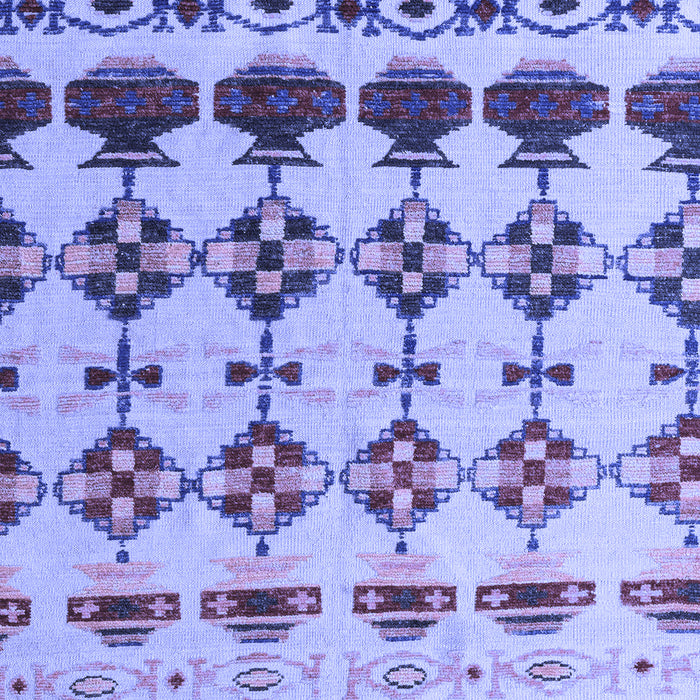 Abstract Blue Modern Rug, abs5357blu