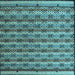 Square Abstract Light Blue Modern Rug, abs5358lblu