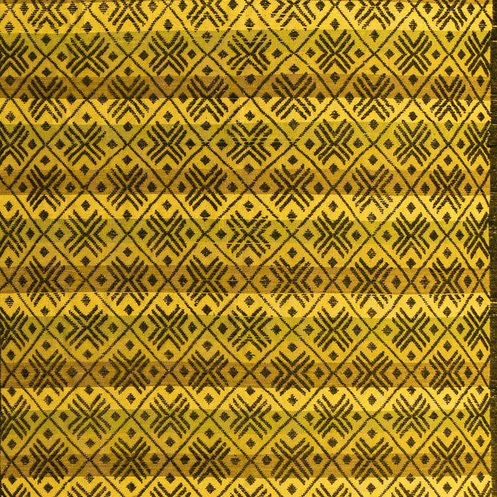 Machine Washable Abstract Yellow Modern Rug, wshabs5358yw