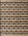 Abstract Dark Brown Modern Rug, abs5358