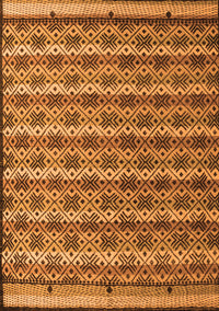 Abstract Orange Modern Rug, abs5358org