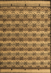 Abstract Brown Modern Rug, abs5358brn