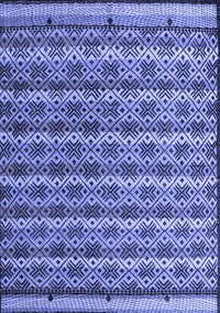 Abstract Blue Modern Rug, abs5358blu