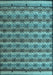 Machine Washable Abstract Light Blue Modern Rug, wshabs5358lblu