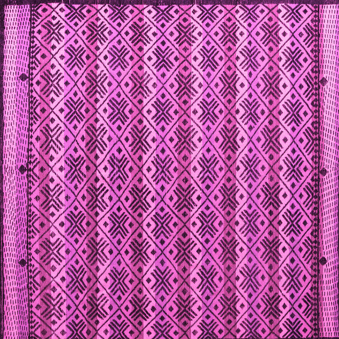Square Machine Washable Abstract Pink Modern Rug, wshabs5358pnk