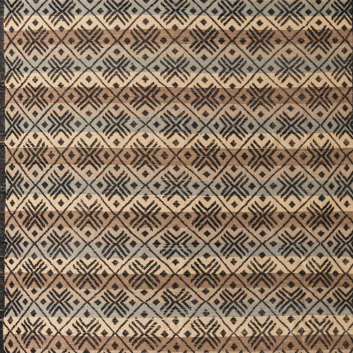 Machine Washable Abstract Dark Brown Rug, wshabs5358