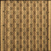 Square Abstract Brown Modern Rug, abs5358brn