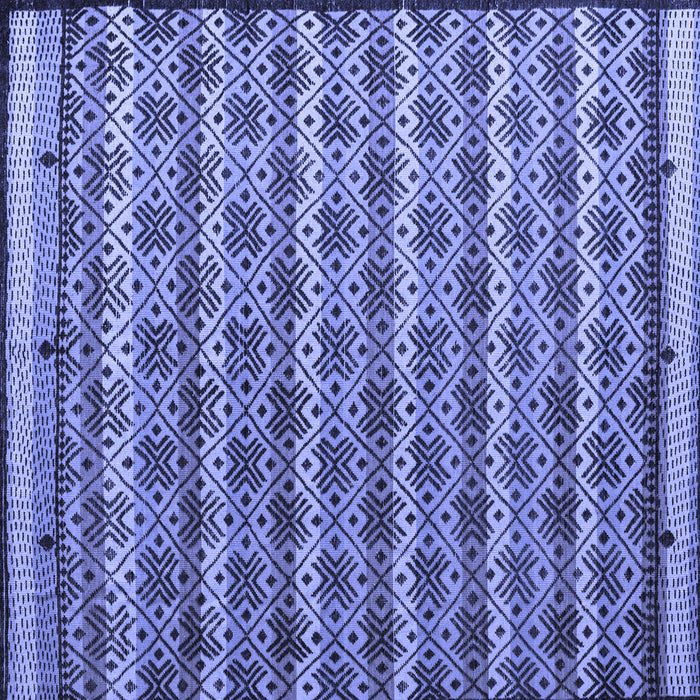 Square Machine Washable Abstract Blue Modern Rug, wshabs5358blu
