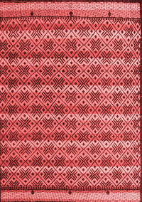 Abstract Red Modern Rug, abs5358red