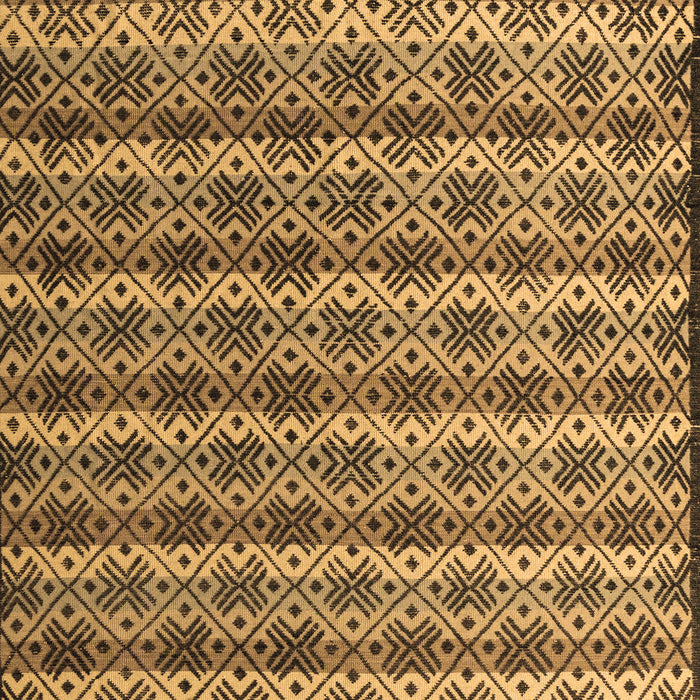 Machine Washable Abstract Brown Modern Rug, wshabs5358brn