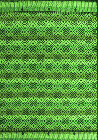 Abstract Green Modern Rug, abs5358grn