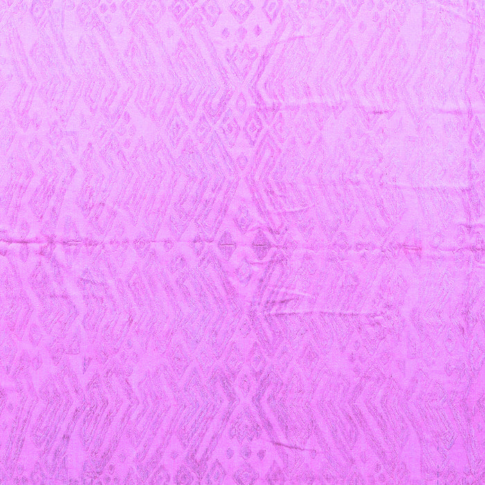 Square Machine Washable Solid Purple Modern Area Rugs, wshabs5359pur