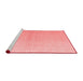 Modern Red Washable Rugs