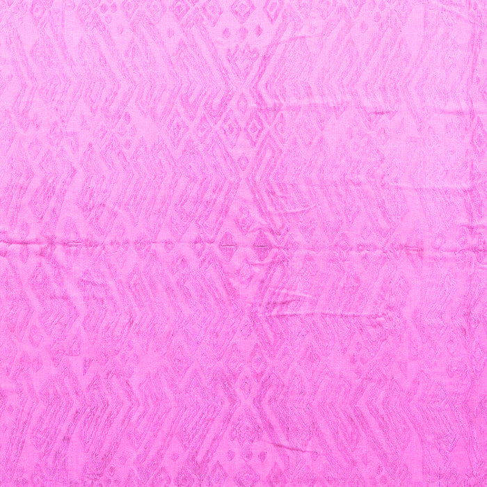 Square Machine Washable Solid Pink Modern Rug, wshabs5359pnk
