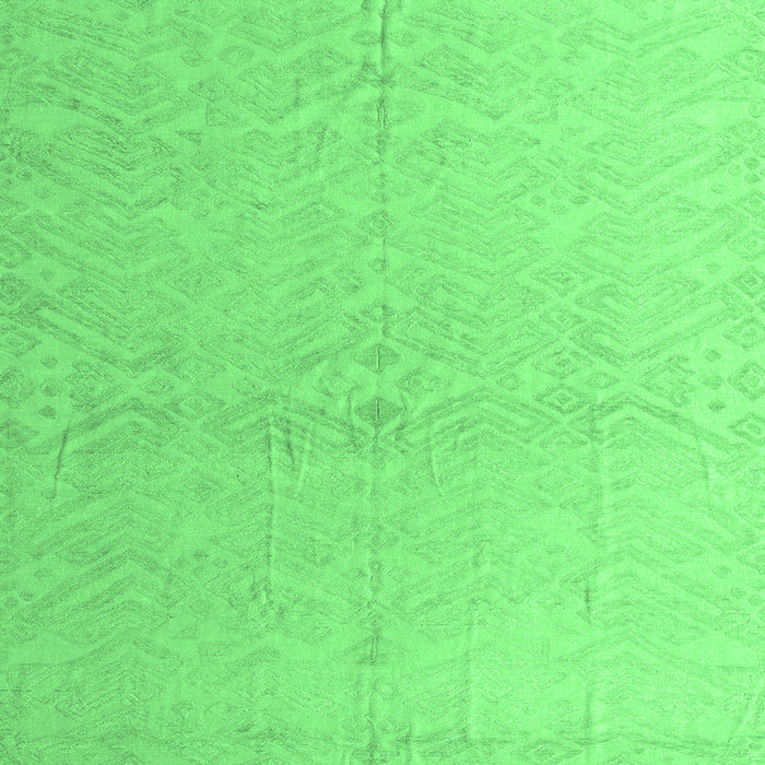 Square Solid Emerald Green Modern Rug, abs5359emgrn