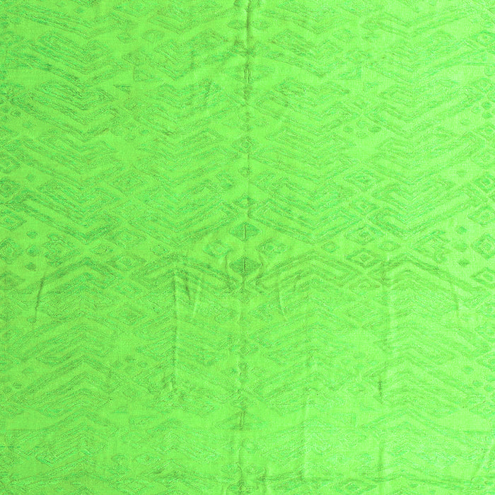 Square Solid Green Modern Rug, abs5359grn
