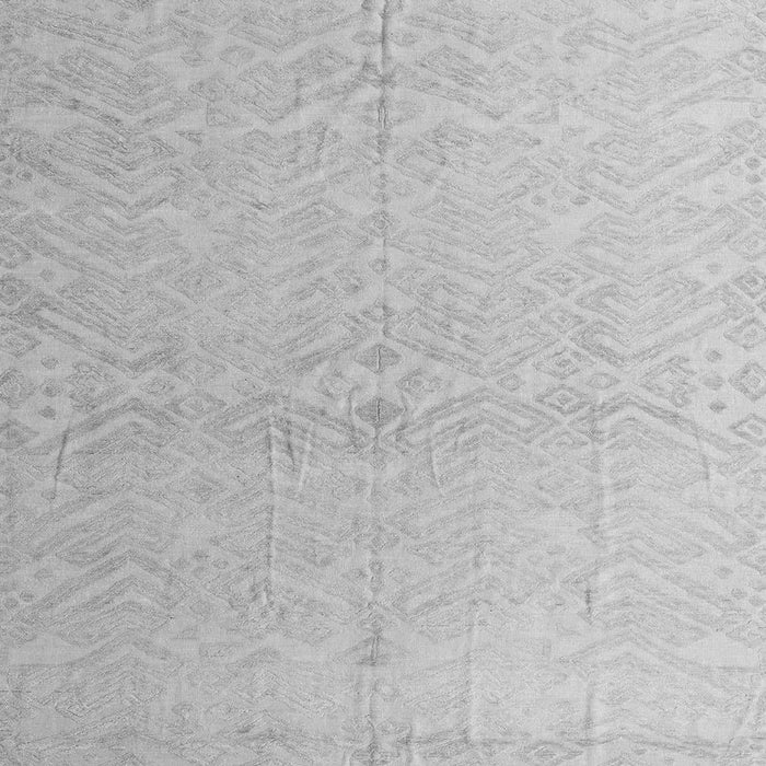 Square Solid Gray Modern Rug, abs5359gry