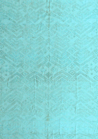 Solid Light Blue Modern Rug, abs5359lblu