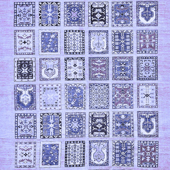 Abstract Blue Modern Rug, abs535blu