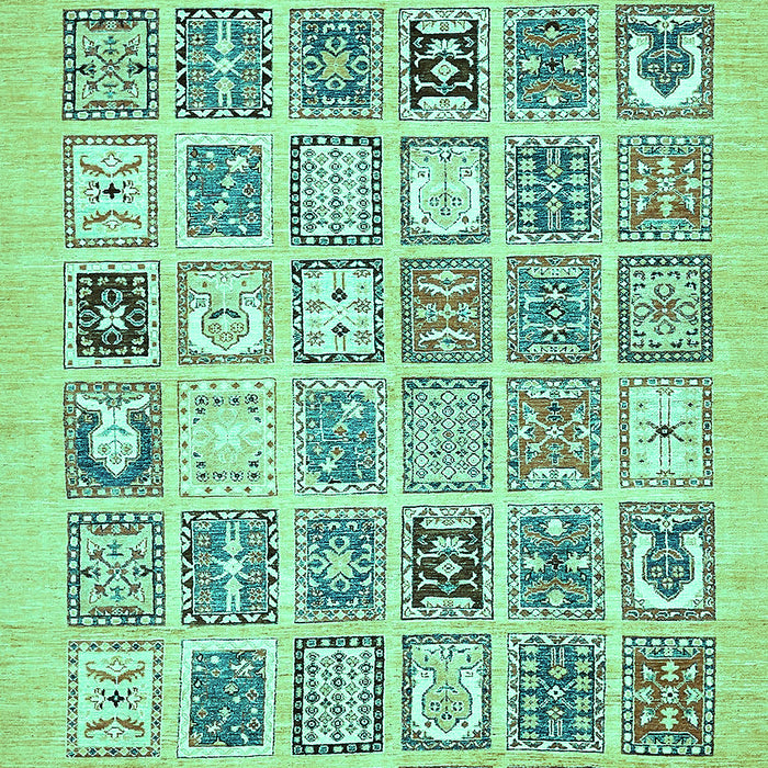 Abstract Turquoise Modern Rug, abs535turq