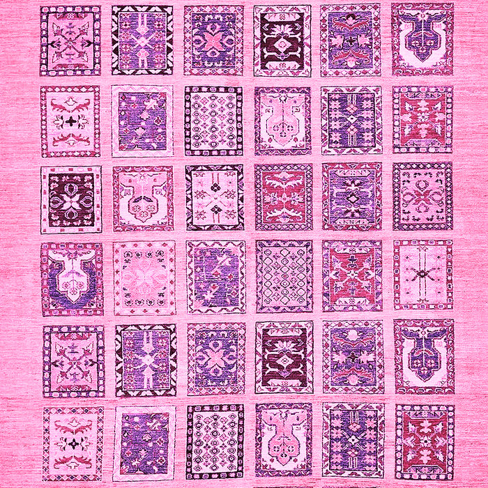 Abstract Pink Modern Rug, abs535pnk