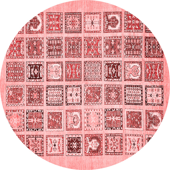 Abstract Red Modern Rug, abs535red