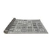 Sideview of Abstract Gray Modern Rug, abs535gry