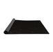 Sideview of Abstract Black Modern Rug, abs5360