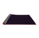 Sideview of Abstract Purple Modern Rug, abs5360pur