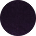 Round Machine Washable Abstract Purple Modern Area Rugs, wshabs5360pur