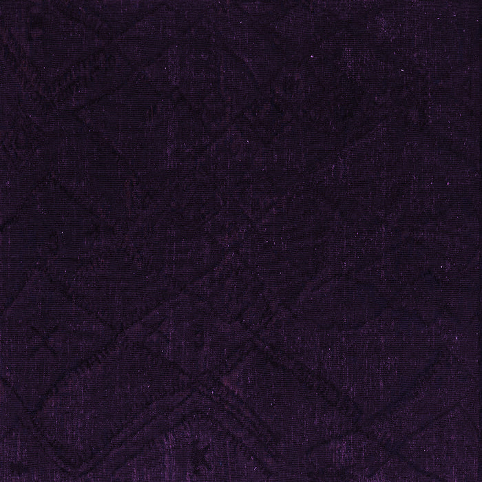 Square Machine Washable Abstract Purple Modern Area Rugs, wshabs5360pur